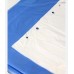 12" x 18" Blue Tinted 14mu  HT Butcher Sacks - Blue and Block Headed 